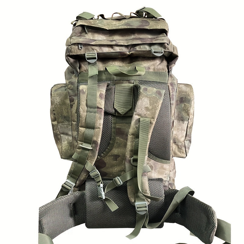 70L Rucksack mit Aluminiumrahmen für Outdoor, wasserdicht - HABAY