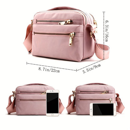 Nylon-Schultertasche: Klein, ideal für Freizeit - RIGUTINO