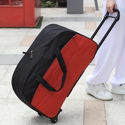 Faltbare Trolley-Tasche mit Rollen und großem Fassungsvermögen - KIMUU