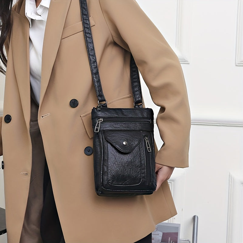 Mini Crossbody-Handytasche für Frauen, mit Reißverschluss - MONSERRATO