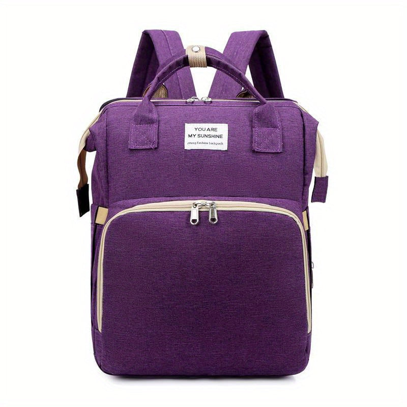 Baby-Wickeltasche mit großer Kapazität, tragbarer Rucksack - LIVRY