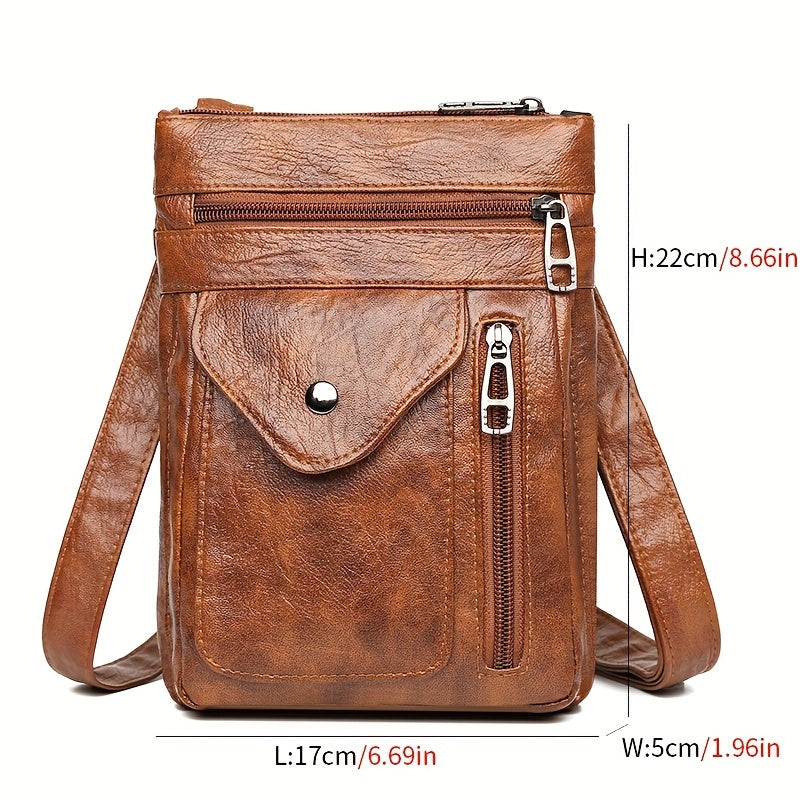 Mini Crossbody-Handytasche für Frauen, mit Reißverschluss - MONSERRATO