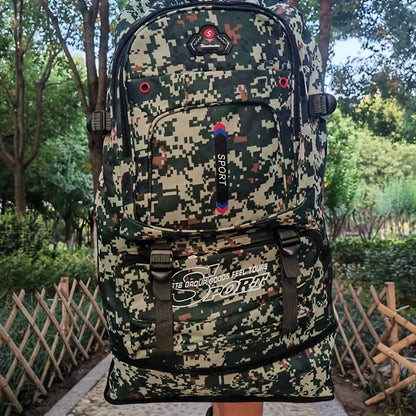 Großer Camouflage-Rucksack für Sport, Reisen, Camping uvm. - CARCAJOU