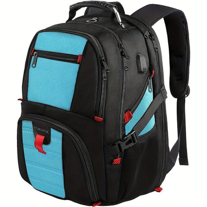 50L Reiserucksack, Laptopfach, USB-Ladeanschluss - GHAN