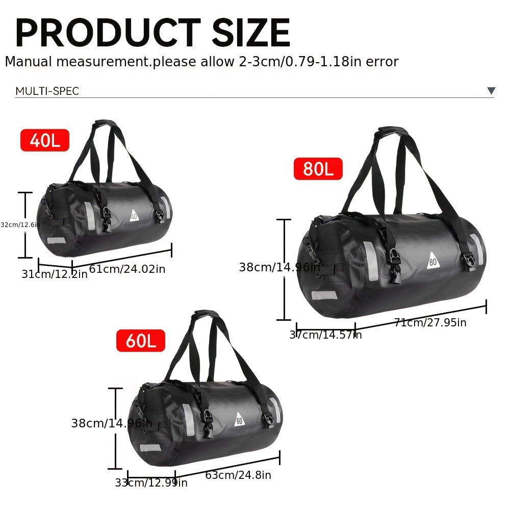 Wasserdichte Motorradtasche PVC 500D mit Seilriemen - ZAPALA