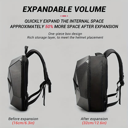 Multifuktionale Motorradtasche aus Kohlefaser - CASBAS