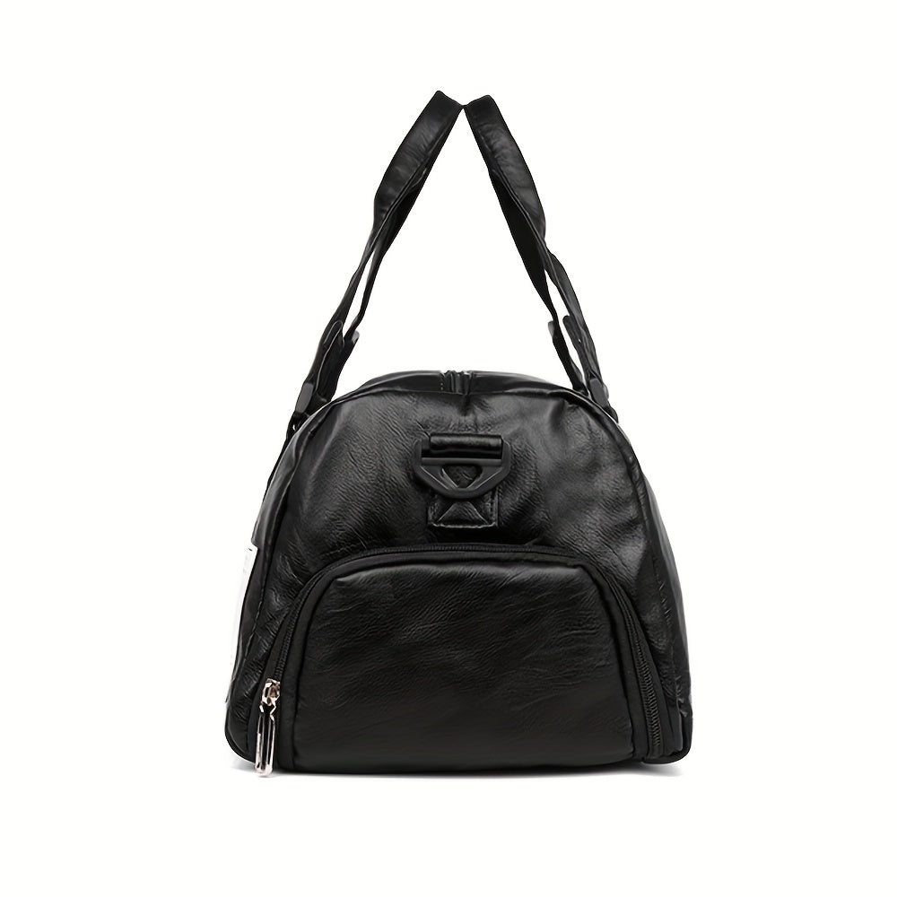 Leichte PU Fitness- und Reisetasche/Weekender mit Schuhfach - WERDA
