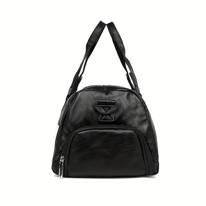 Leichte PU Fitness- und Reisetasche/Weekender mit Schuhfach - WERDA
