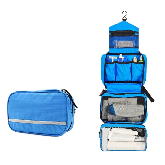 Tragbare 3-in-1-Toilettentasche mit Nass-Trocken-Trennung, ideal für Reisen - NIEVES