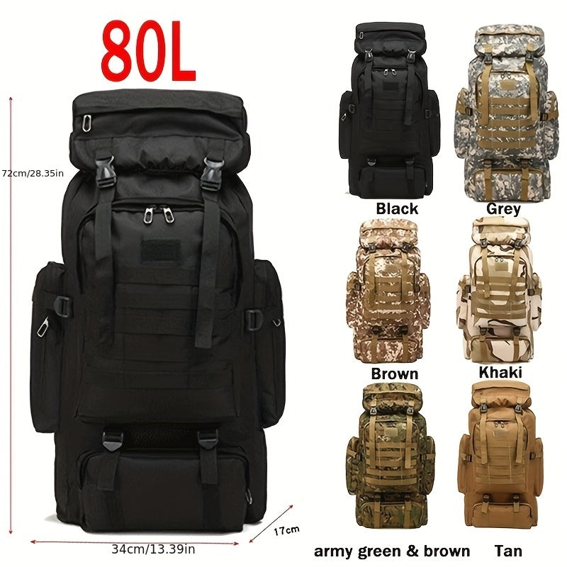 80L wasserdichter Rucksack: Ideal für Outdoor-Aktivitäten - WONOWON