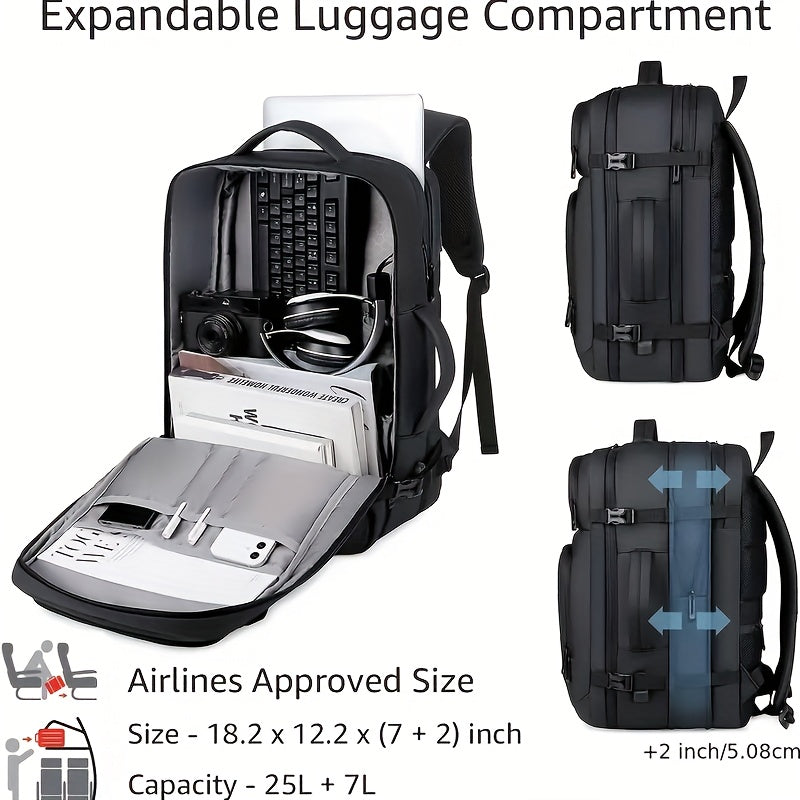 Multifunktionaler Reiserucksack mit USB-Ladeanschluss - TEYON