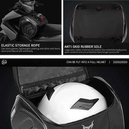 Wasserdichte und reflektierende Motorrad-Rücksitztasche - MORENO