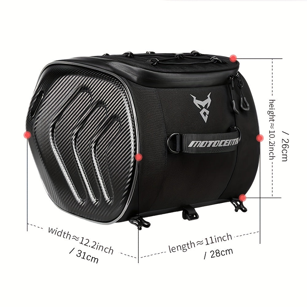 Wasserdichte und reflektierende Motorrad-Rücksitztasche - MORENO
