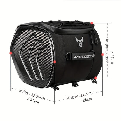 Wasserdichte und reflektierende Motorrad-Rücksitztasche - MORENO