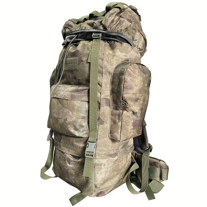 70L Rucksack mit Aluminiumrahmen für Outdoor, wasserdicht - HABAY