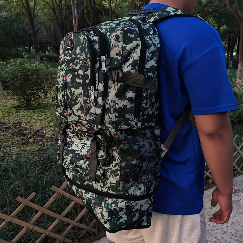 Großer Camouflage-Rucksack für Sport, Reisen, Camping uvm. - CARCAJOU