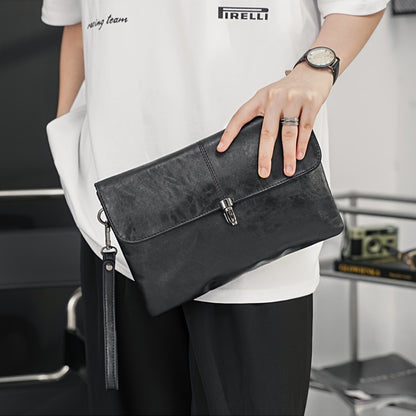 Herren-Handtasche mit Business-Design aus Kunstleder - DECONTRA