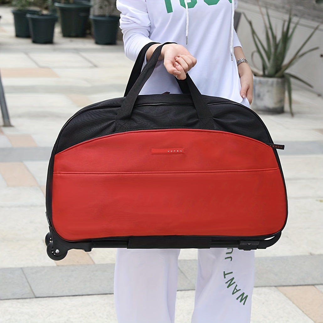 Faltbare Trolley-Tasche mit Rollen und großem Fassungsvermögen - KIMUU