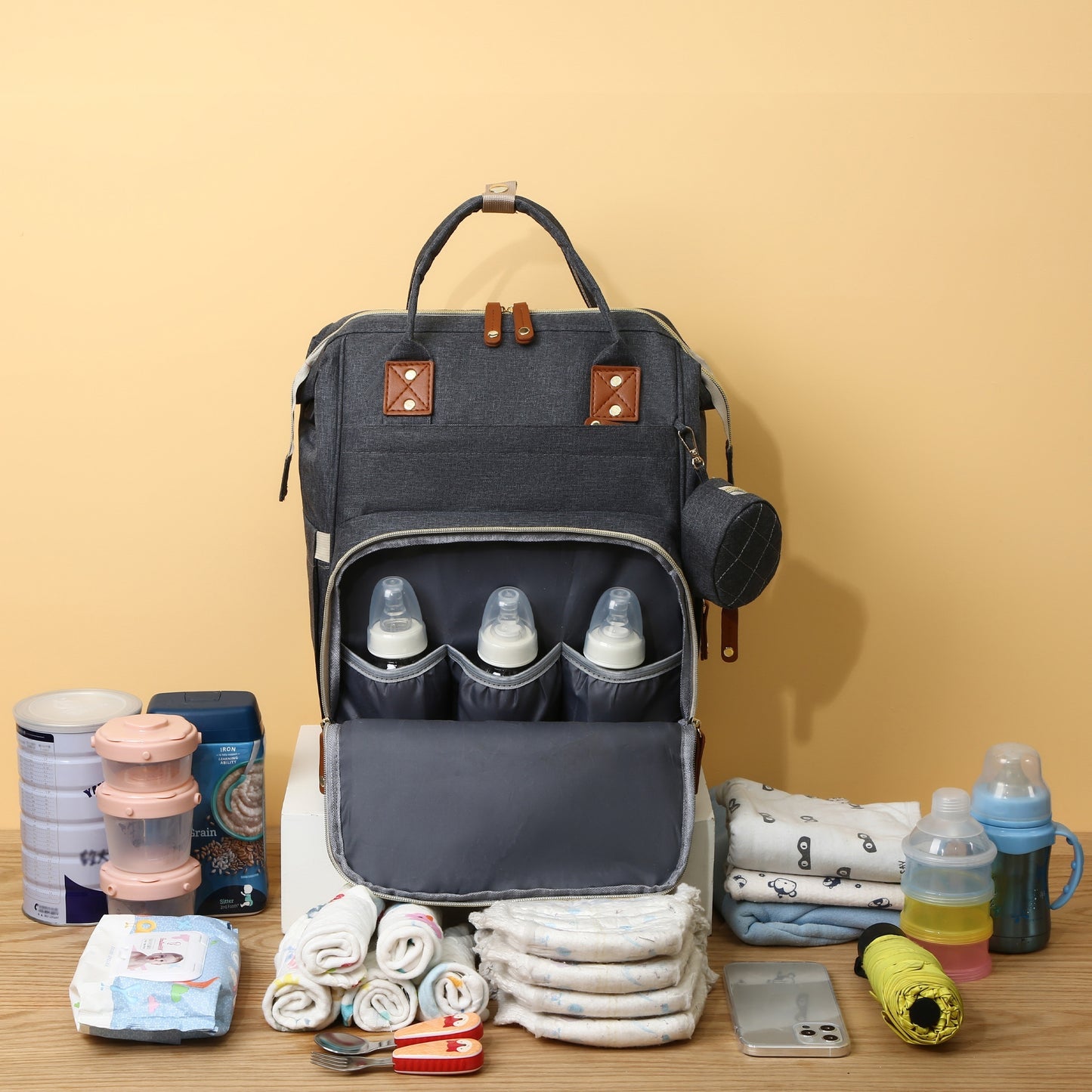 Wasserdichter Rucksack, ideal für Reisen und Schwangerschaft - LENTO