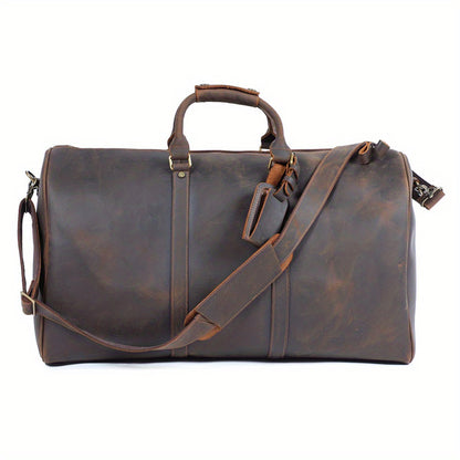 Vintage Herren-Reisetasche, Rindsleder, groß und praktisch - MOLINELLO