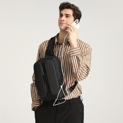 Brusttasche mit großer Kapazität und USB-Ladeanschluss - PELOTAS