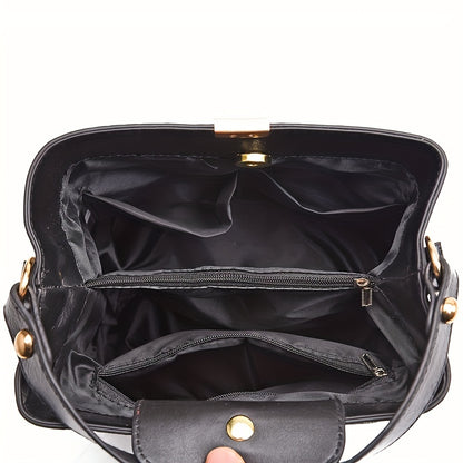 Retro-Handtasche mit Krokodilmuster, lässig, praktisch, modisch - CRISPIANO