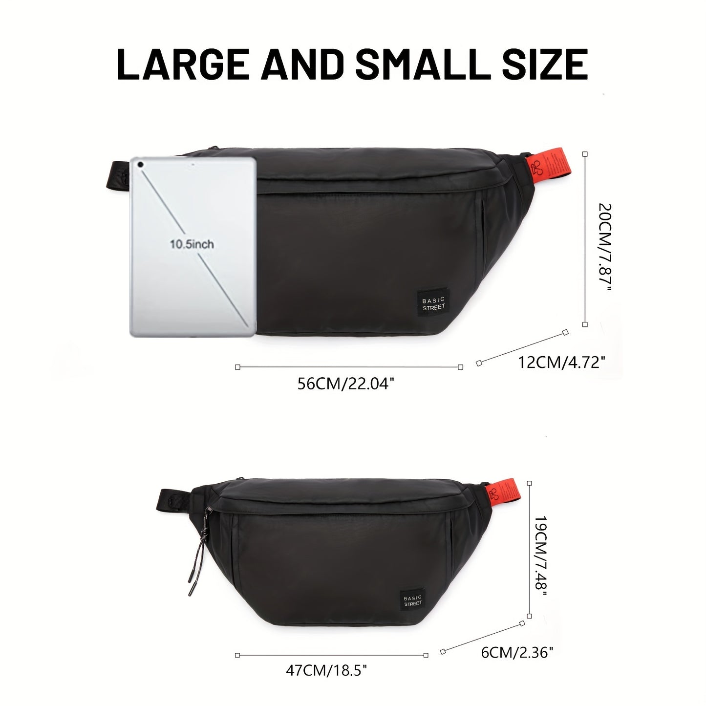 Crossbody Bag: Unisex, praktisch für Sport und Alltag - ALMAGRO