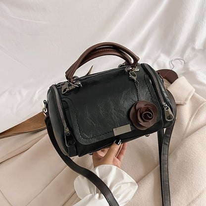 Handtasche, große Kapazität, mit modischen Blumenanhänger - GUALDO