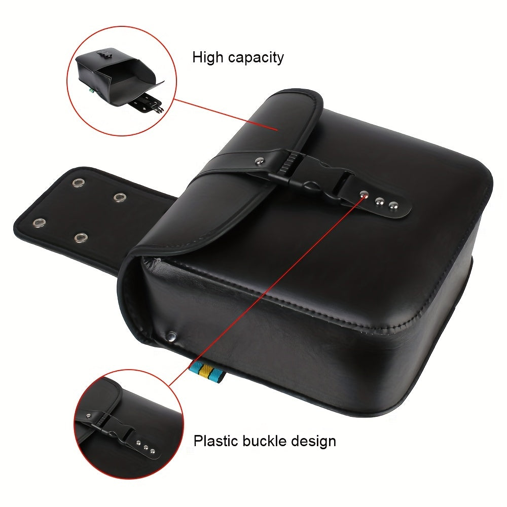 Motorrad-Reisetanktasche aus hochwertigem PU-Leder - HUNCHAL