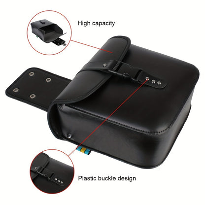 Motorrad-Reisetanktasche aus hochwertigem PU-Leder - HUNCHAL