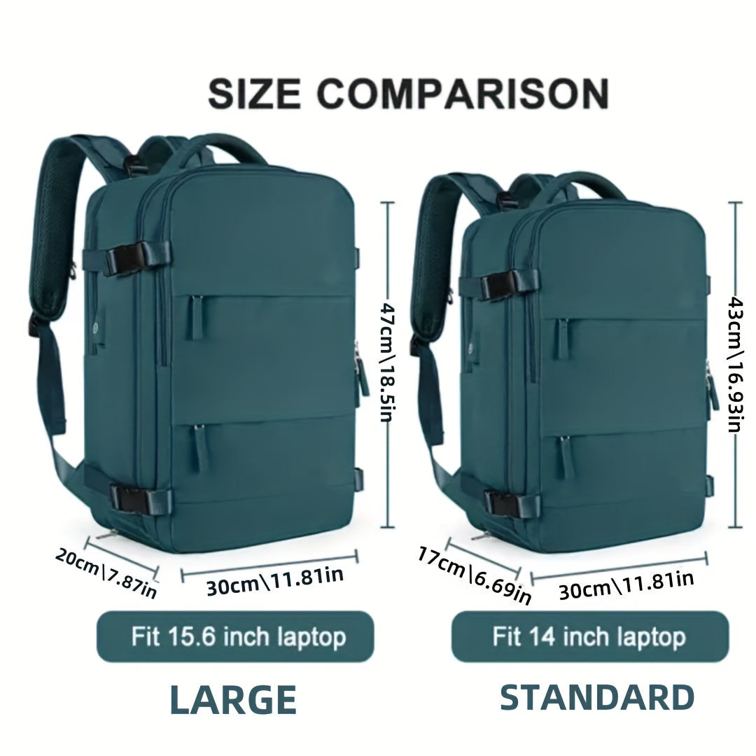 Wasserdichter Reiserucksack mit USB-Ladeöffnung - YULARA