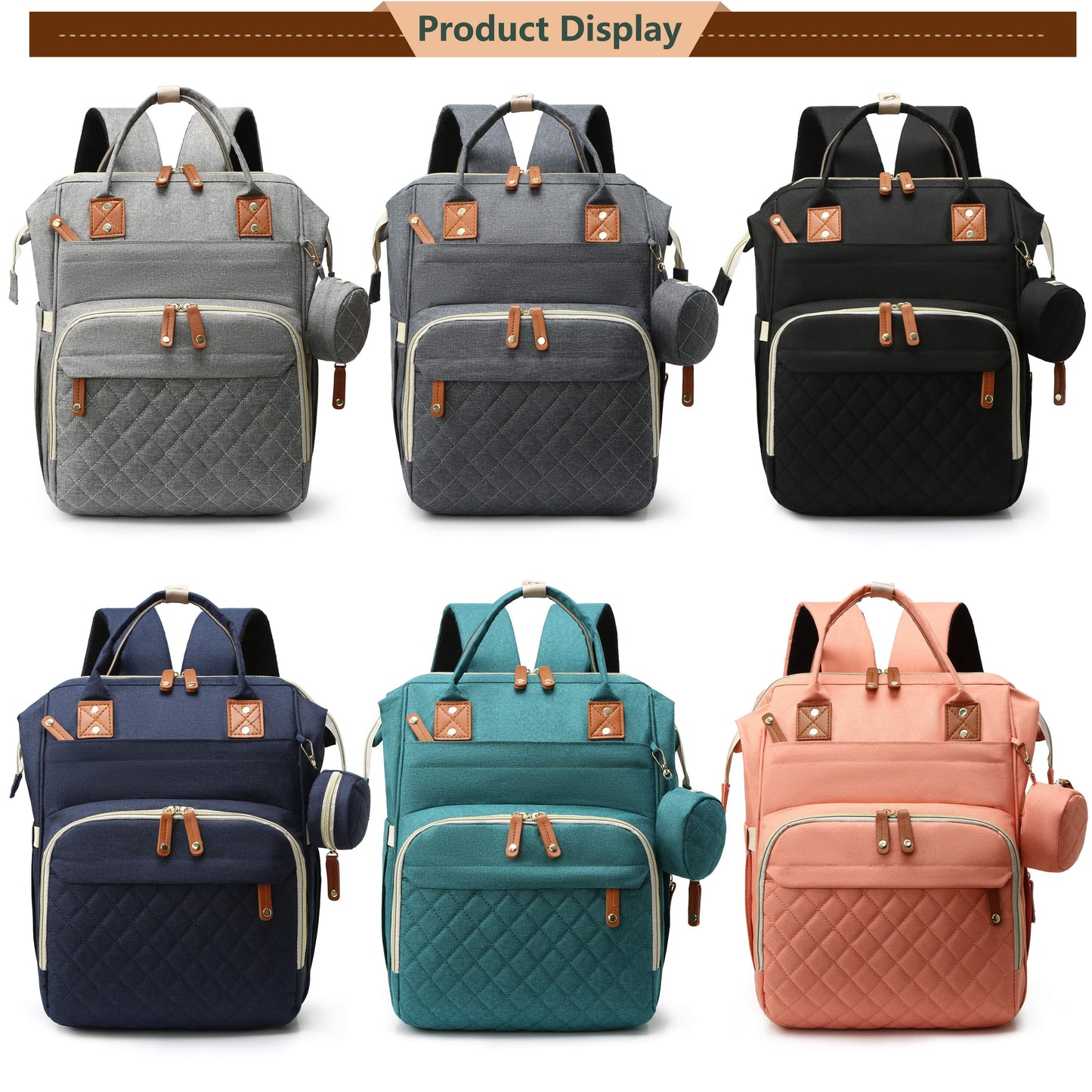 Wasserdichter Rucksack, ideal für Reisen und Schwangerschaft - LENTO