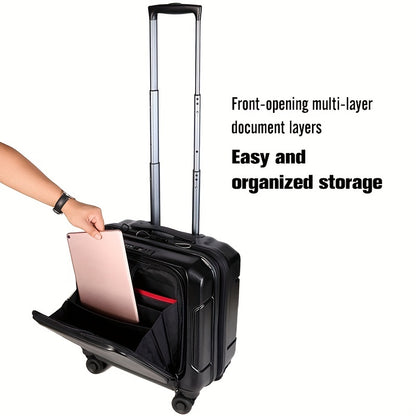 Hartschalen-Trolley Handgepäck mit 4 Spinnrädern, TSA-Schloss - MOORE