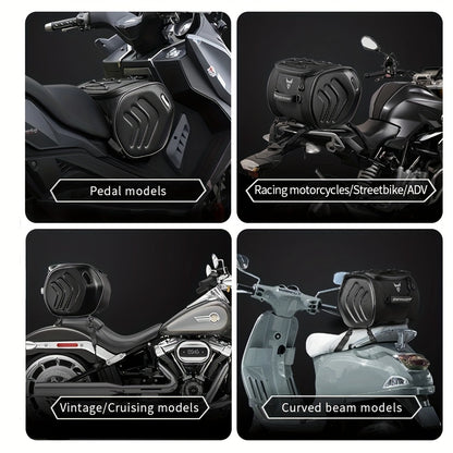 Wasserdichte und reflektierende Motorrad-Rücksitztasche - MORENO