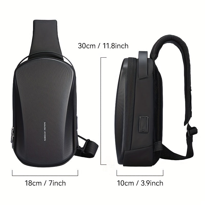Brusttasche, Hartschalen-Schultertasche - PONTA GROSSA