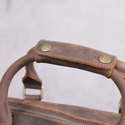 Vintage Herren-Reisetasche, Rindsleder, groß und praktisch - MOLINELLO