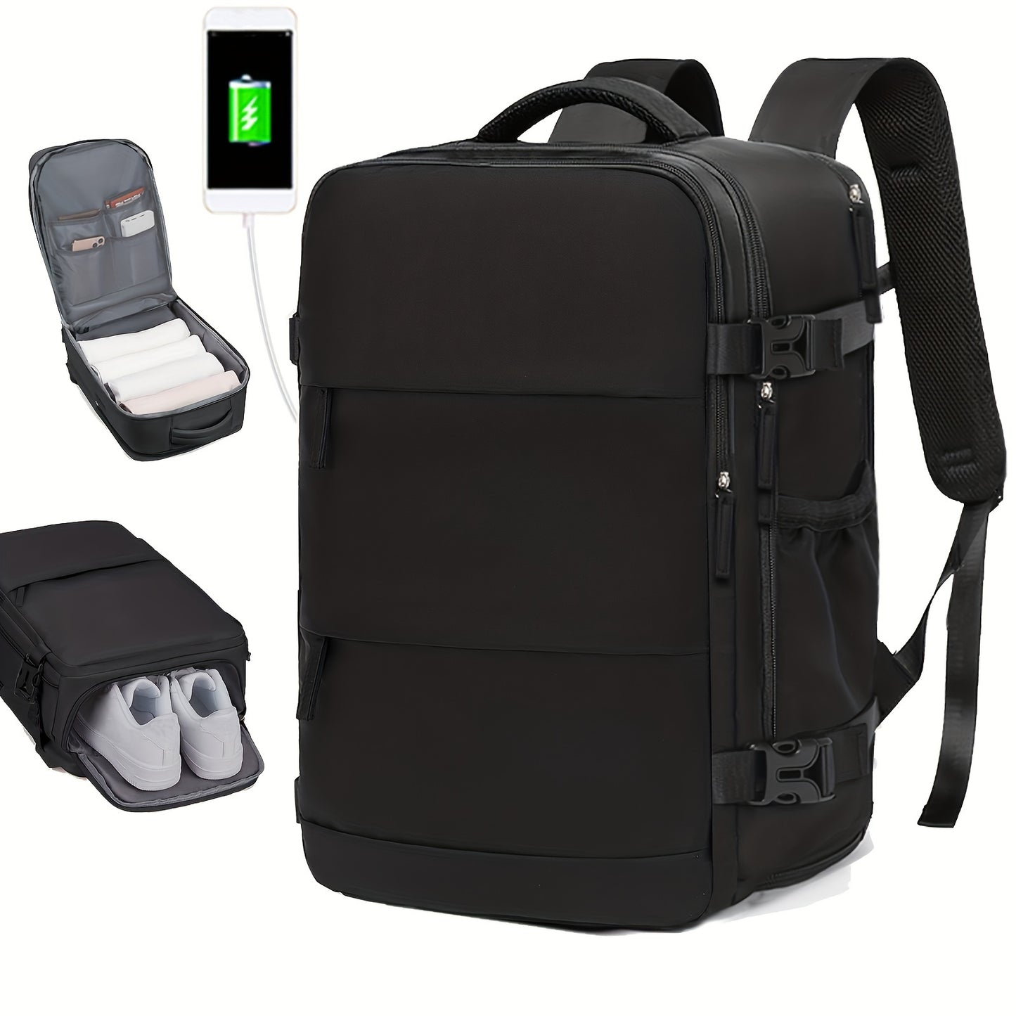 Stilvoller & funktionaler Rucksack mit 39,62 cm Laptopfach - WILUNA