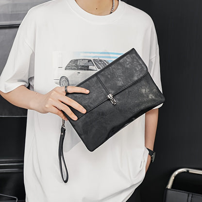 Herren-Handtasche mit Business-Design aus Kunstleder - DECONTRA