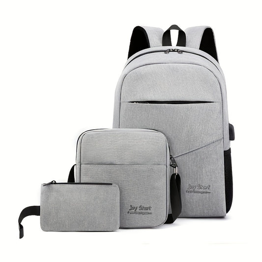 3-teilige, modischer Freizeit-Schulranzen & Computertasche - CATLOW