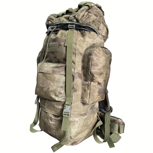 70L Rucksack mit Aluminiumrahmen für Outdoor, wasserdicht - HABAY