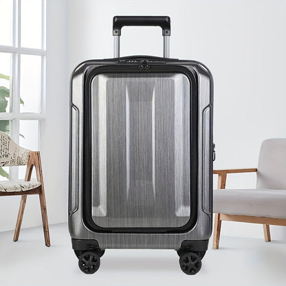 Hartschalenkoffer mit Vorderfach und USB-Ladeanschluss - GARBER